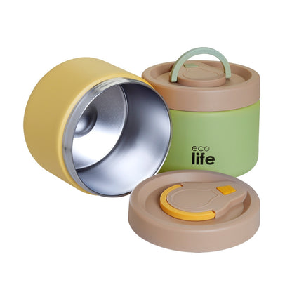 Ecolife Στρογγυλό Θερμός Φαγητού - 650ml