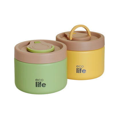 Ecolife Στρογγυλό Θερμός Φαγητού - 650ml