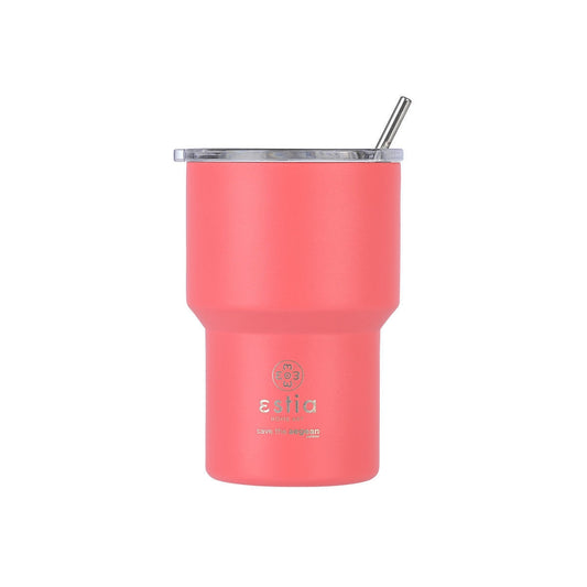 Estia Coffee Mug Lite Save The Aegean Ποτήρι Θερμός με Καλαμάκι - 400ml