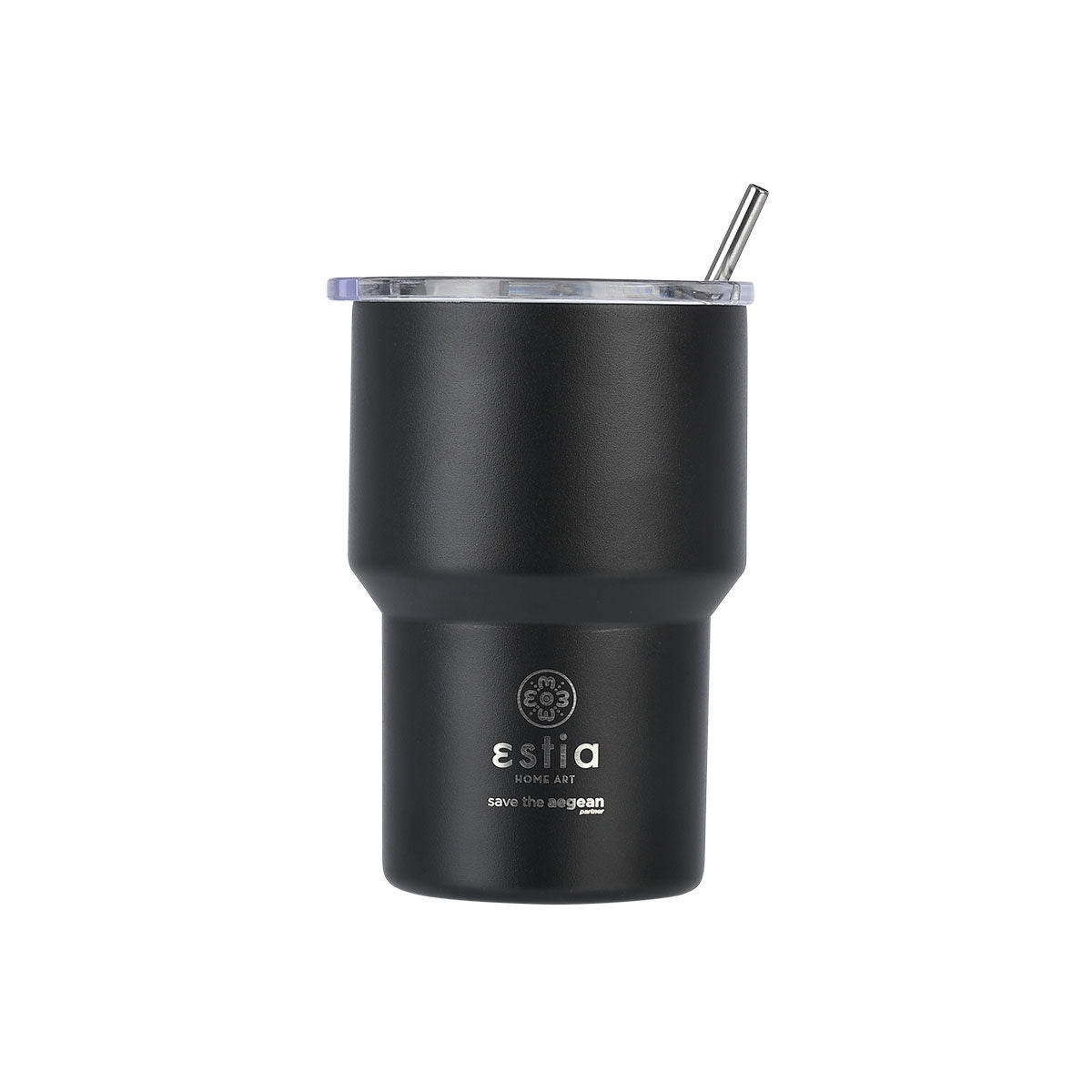 Estia Coffee Mug Lite Save The Aegean Ποτήρι Θερμός με Καλαμάκι - 400ml