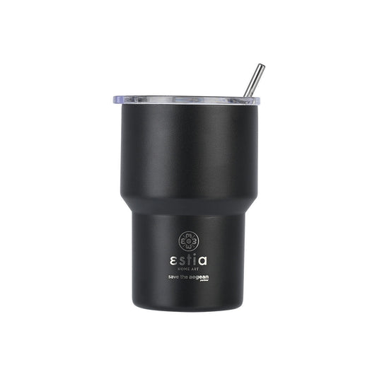 Estia Coffee Mug Lite Save The Aegean Ποτήρι Θερμός με Καλαμάκι - 400ml