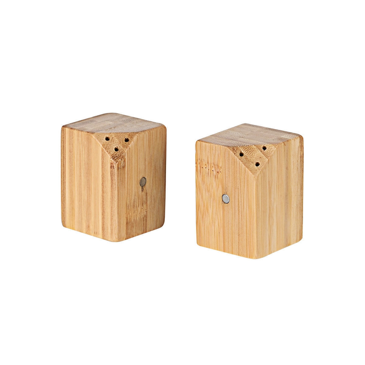 Estia Δοχείο για Αλάτι & Πιπέρι Bamboo Essentials με Μαγνήτη Σετ - 2τμχ