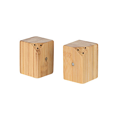 Estia Δοχείο για Αλάτι & Πιπέρι Bamboo Essentials με Μαγνήτη Σετ - 2τμχ