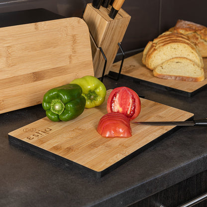 Estia Επιφάνεια Κοπής Bamboo Essentials - 27x20εκ