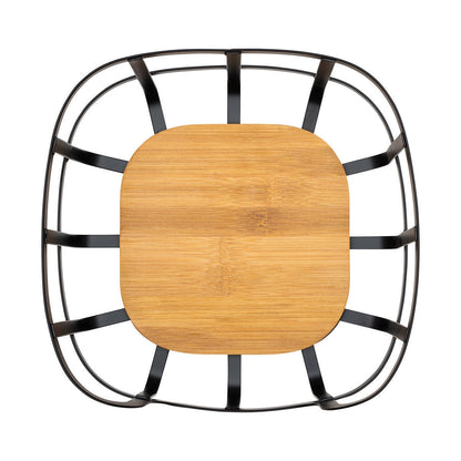Estia Φρουτιέρα Bamboo Essentials Μεταλλική - Μαύρη