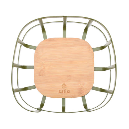 Estia Φρουτιέρα Bamboo Essentials Μεταλλική - Λαδί