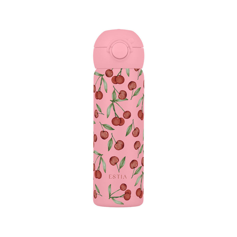 Estia Handy Bottle Save The Aegean 470ml Cherry rose