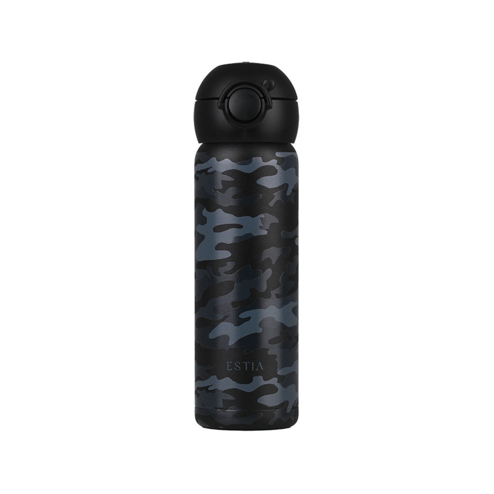 Estia Handy Bottle Save The Aegean 470ml Dark Camo