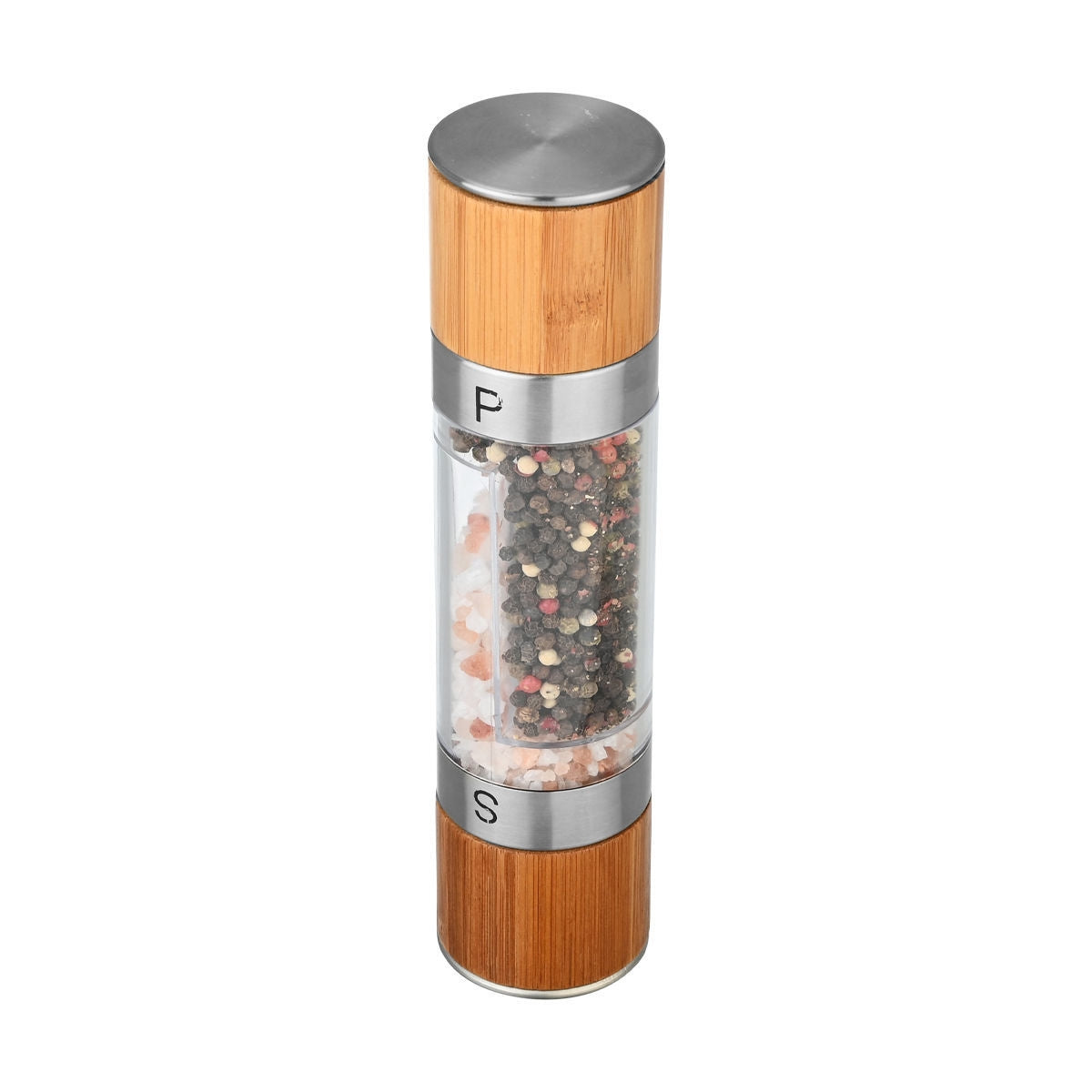 Estia Μύλος για Αλάτι Πιπέρι Bamboo Essentials Διπλός