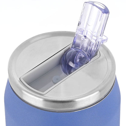 Estia Travel Cup Save The Aegean Ποτήρι Θερμός με Καλαμάκι Denim Blue - 300ml