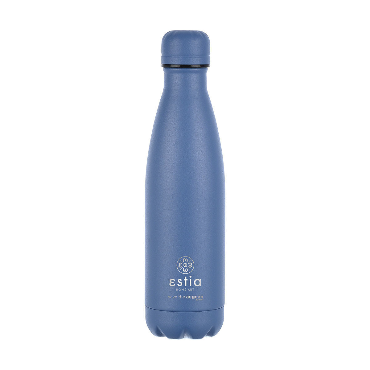 Estia Travel Flask Save Aegean Μπουκάλι Θερμός Denim Blue - 500ml