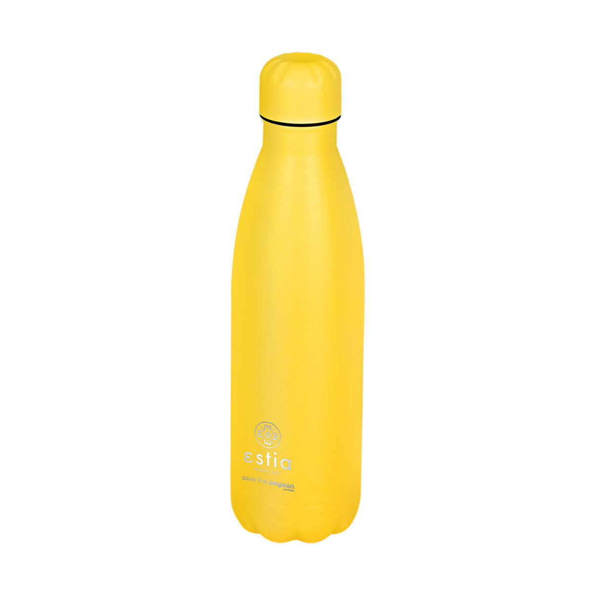 Estia Travel Flask Save Aegean Μπουκάλι Θερμός Pineapple Yellow - 500ml