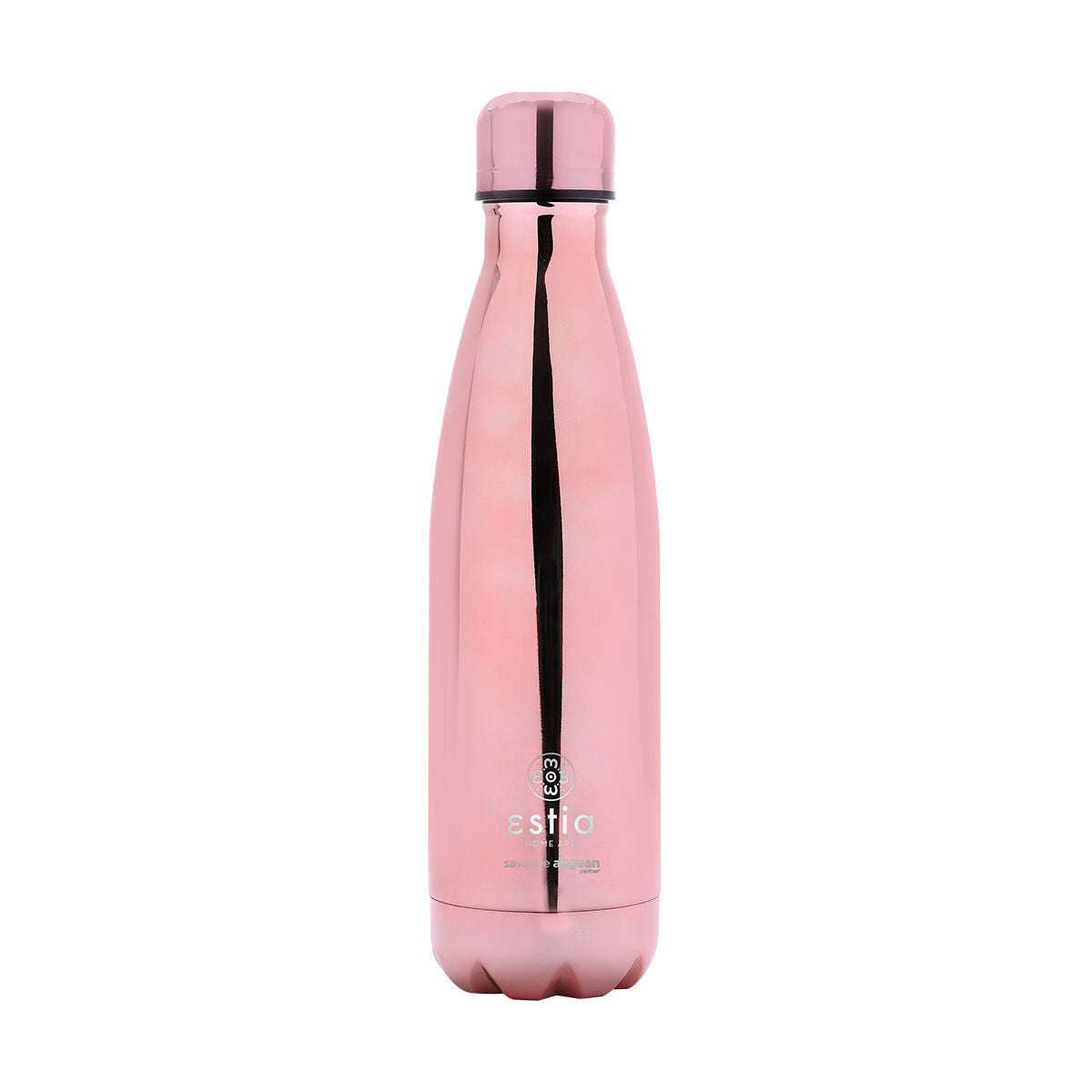 Estia Travel Flask Save Aegean Μπουκάλι Θερμός Rose Gold - 500ml