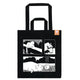 Goodbag Travel Τσάντα για Ψώνια Cat Dark με Εσωτερική Τσέπη Large
