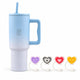 Combo Hugs My Tumbler 1200ml & Straw Toppers Hearts Σετ 4τμχ