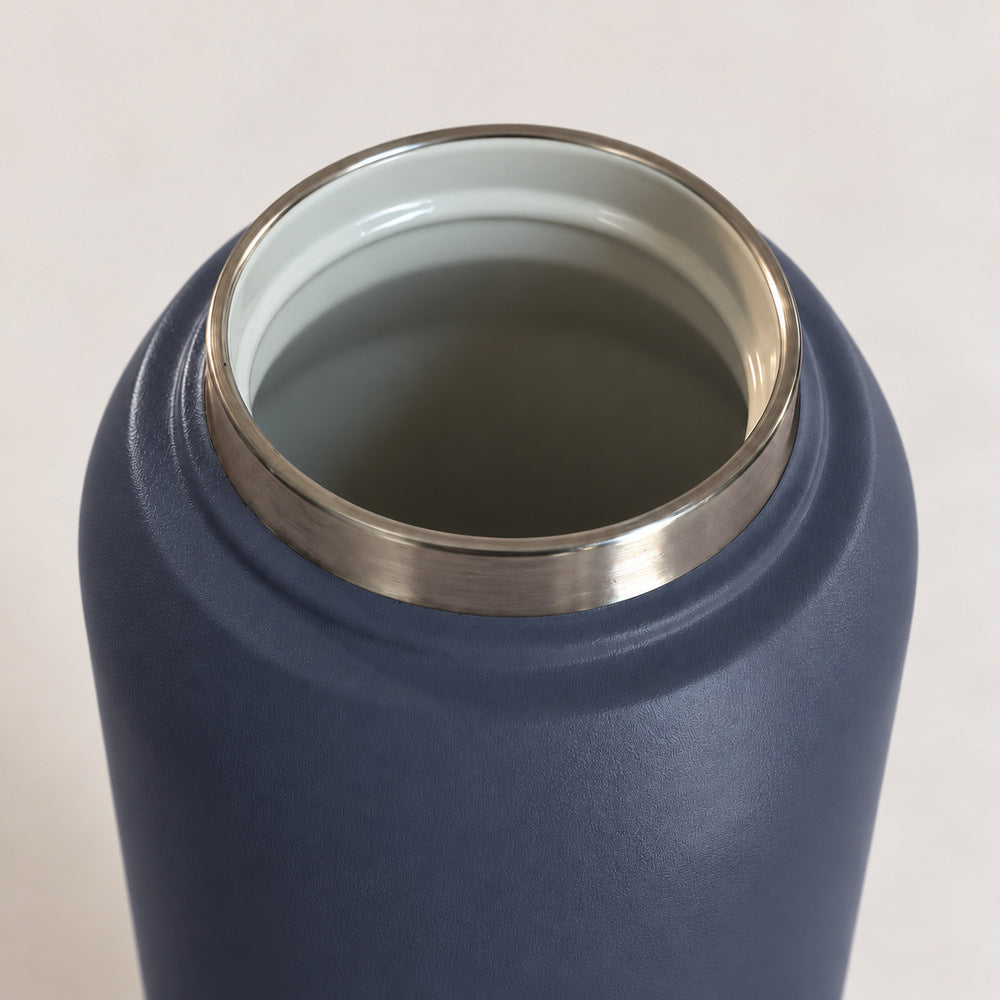 Hugs Zero 600ml Navy Blue, φαρδύ στόμιο και κεραμική επίστρωση