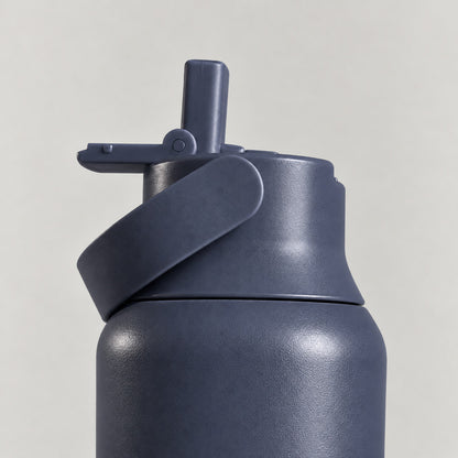 Hugs Zero 600ml Navy Blue, λεπτομέρεια ανοιχτού στομίου και μοχλού