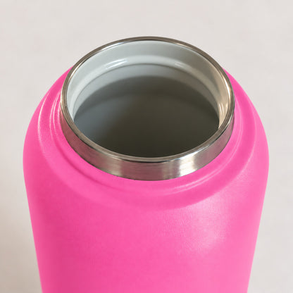 Hugs Zero 600ml Pink Pulse, φαρδύ στόμιο και κεραμική επίστρωση