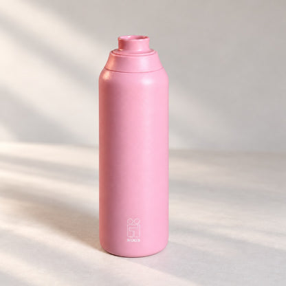 Hugs Zero 600ml Pink Whisper, με το κλασικό στόμιο ανοιχτό για να πίνεις χωρίς καλαμάκι