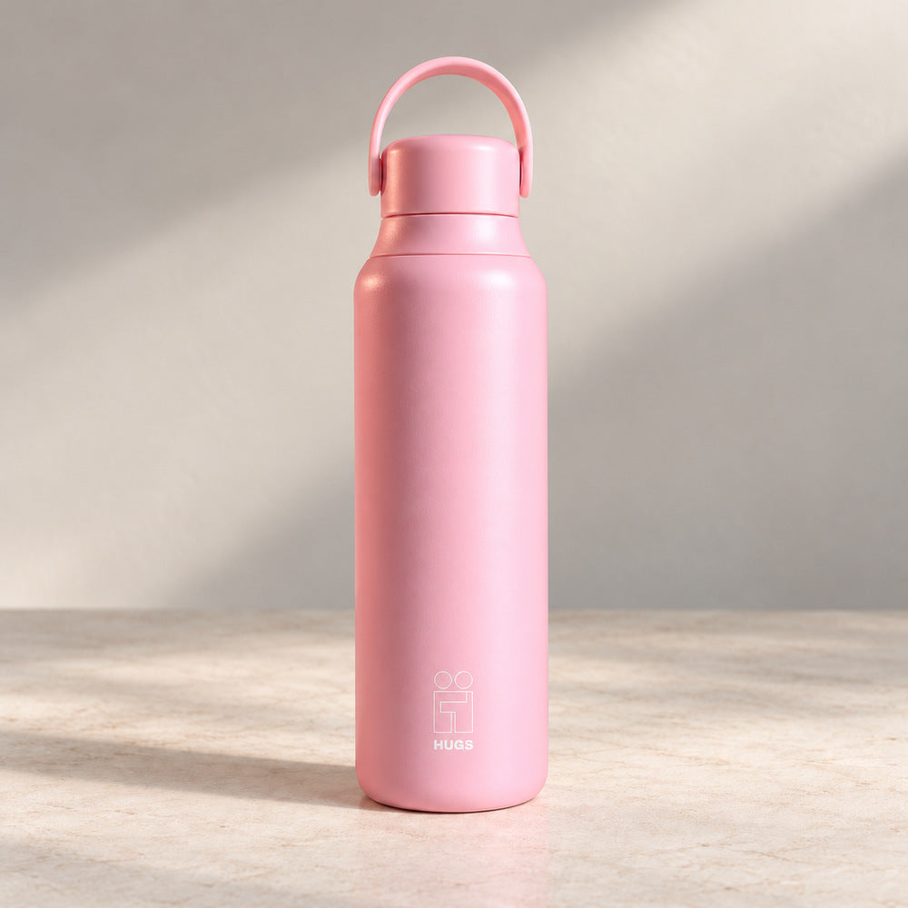Hugs Zero 600ml Pink Whisper, με το κλασικό καπάκι