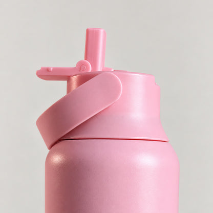 Hugs Zero 600ml Pink Whisper, λεπτομέρεια ανοιχτού στομίου και μοχλού
