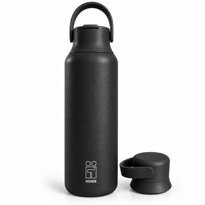 Hugs Zero 600ml Silent Night, με τα δύο καπάκια σε λευκό φόντο