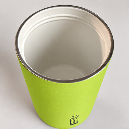 Hugs Zero Coffee Mug 350ml Lime Energy, κεραμική επίστρωση στο εσωτερικό