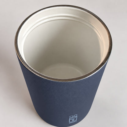 Hugs Zero Coffee Mug 350ml Navy Blue, κεραμική επίστρωση στο εσωτερικό