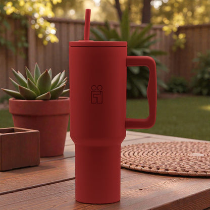 Hugs My Tumbler Ποτήρι Θερμός με Καλαμάκι - 1200ml