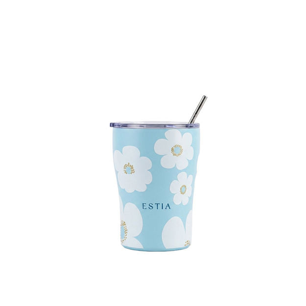 Estia Coffee Mug Save The Aegean Ποτήρι Θερμός με Καλαμάκι - 350ml