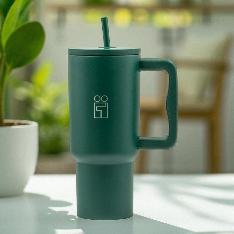 Hugs My Tumbler Ποτήρι Θερμός με Καλαμάκι - 900ml