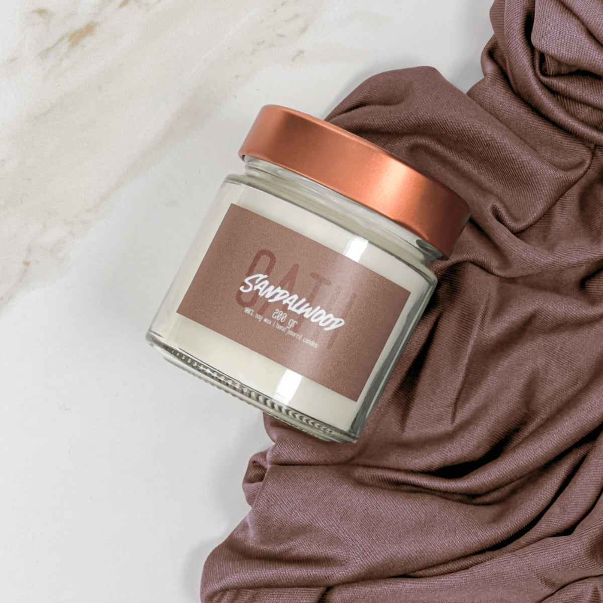 Oath Candle από Κερί Σόγιας με Άρωμα Σανδαλόξυλο Sandalwood