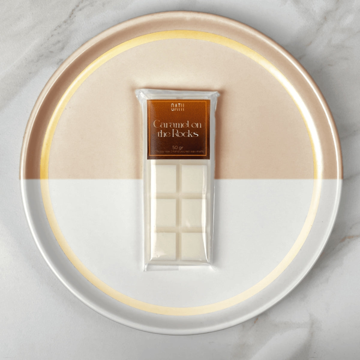 Oath Wax Melts από Κερί Σόγιας με Άρωμα Καραμέλας Caramel on the Rocks