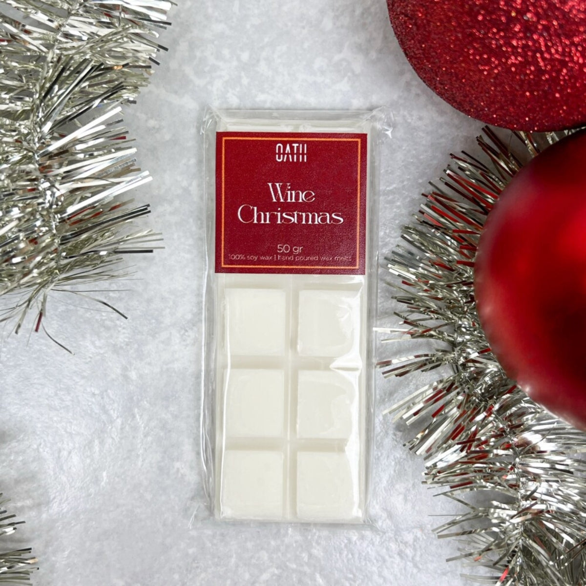 Oath Wax Melts από Κερί Σόγιας με Άρωμα Σαγκρίας Wine Christmas