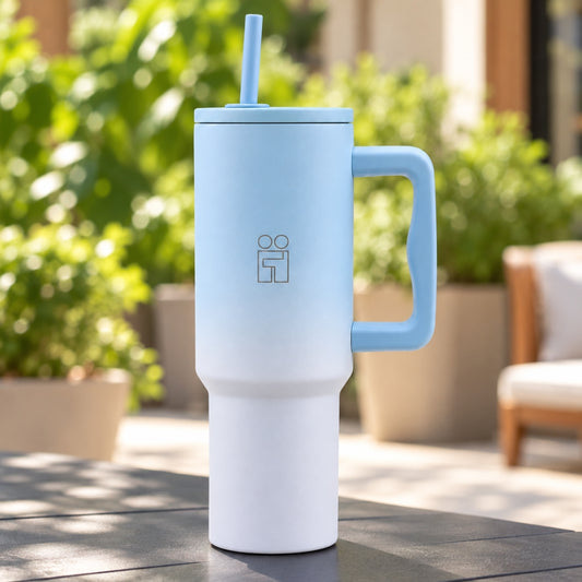 Hugs My Tumbler Ποτήρι Θερμός με Καλαμάκι - 1200ml