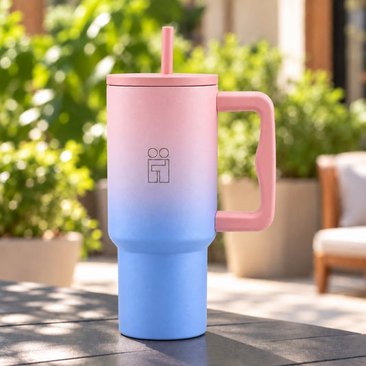 Hugs My Tumbler Ποτήρι Θερμός με Καλαμάκι - 900ml