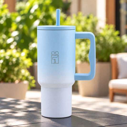 Hugs My Tumbler Ποτήρι Θερμός με Καλαμάκι - 900ml