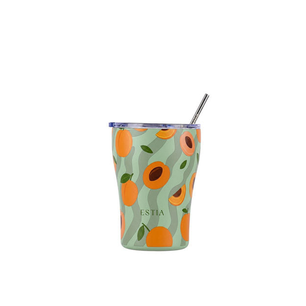 Estia Coffee Mug Save The Aegean Ποτήρι Θερμός με Καλαμάκι - 350ml