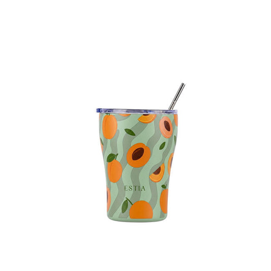 Estia Coffee Mug Save The Aegean Ποτήρι Θερμός με Καλαμάκι - 350ml