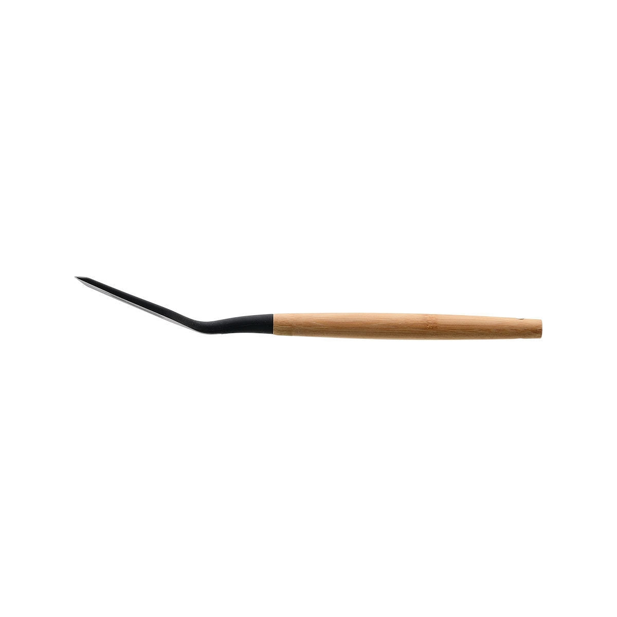 Estia Σπάτουλα Τρυπητή Bamboo Essentials Σιλικόνης - Μαύρη