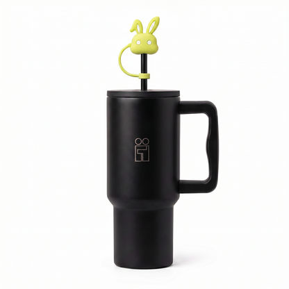 Hugs Straw Toppers Προστατευτικά για Καλαμάκια Tumbler σετ 4τμχ - Bunnies