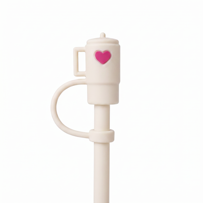 Hugs Straw Toppers Προστατευτικά για Καλαμάκια Tumbler σετ 4τμχ - Mini Tumblers