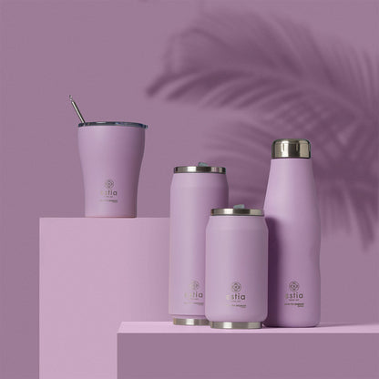 Estia Travel Cup Save The Aegean Ποτήρι Θερμός με Καλαμάκι Lavender Purple - 500ml