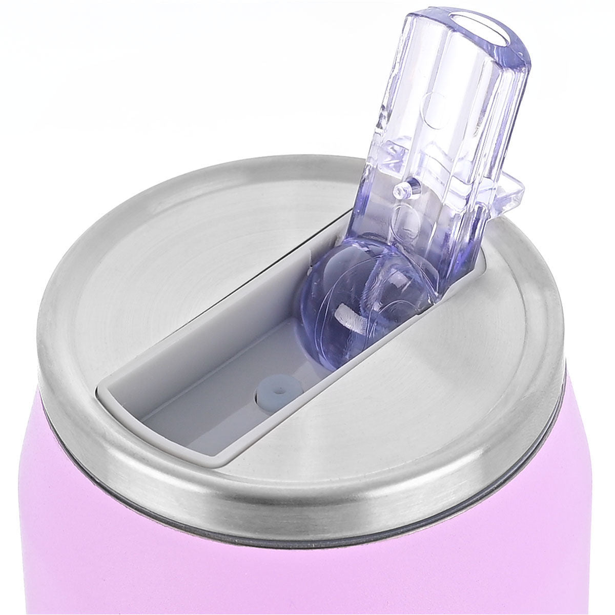 Estia Travel Cup Save The Aegean Ποτήρι Θερμός με Καλαμάκι Lavender Purple - 500ml