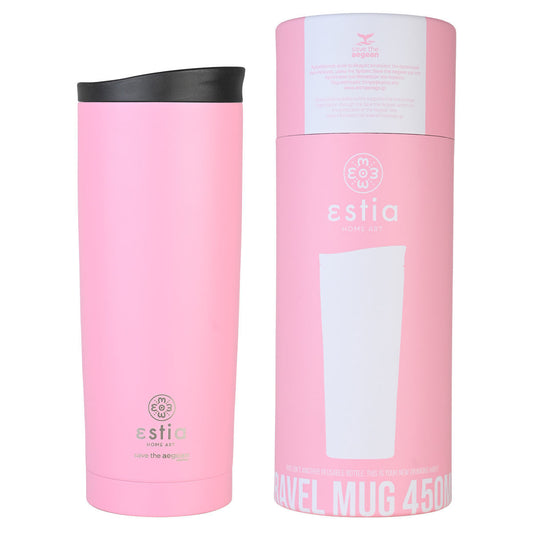 Estia Travel Mug Save The Aegean Κούπα Θερμός - 450ml