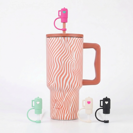 Combo Estia Straw Tumbler XL 900ml & Hugs Straw Toppers Mini Tumblers σετ 4τμχ