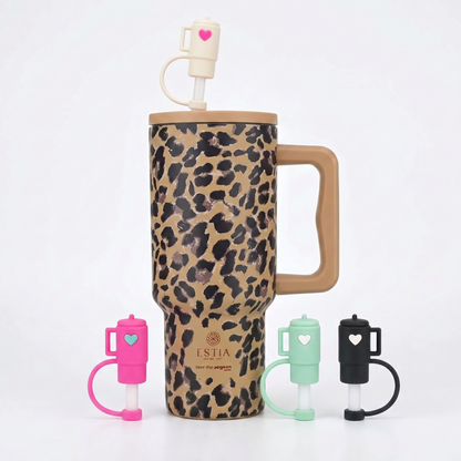 Combo Estia Straw Tumbler XL 900ml & Hugs Straw Toppers Mini Tumblers σετ 4τμχ