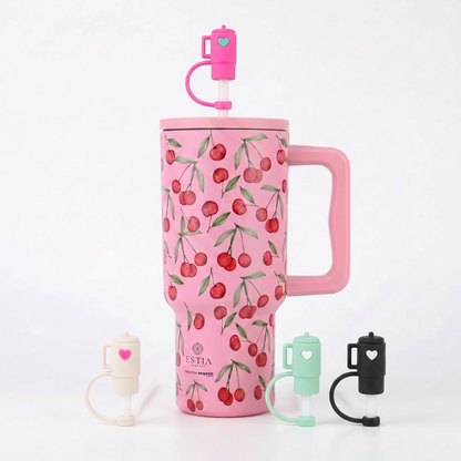 Combo Estia Straw Tumbler XL 900ml & Hugs Straw Toppers Mini Tumblers σετ 4τμχ
