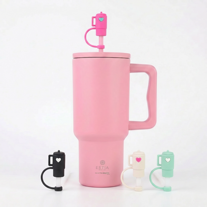 Combo Estia Straw Tumbler XL 900ml & Hugs Straw Toppers Mini Tumblers σετ 4τμχ