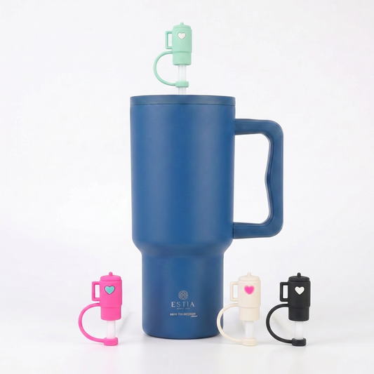 Combo Estia Straw Tumbler XL 900ml & Hugs Straw Toppers Mini Tumblers σετ 4τμχ